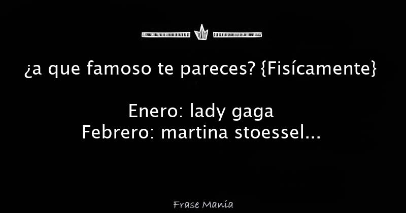 A Que Famoso Te Pareces Fisicamente Test