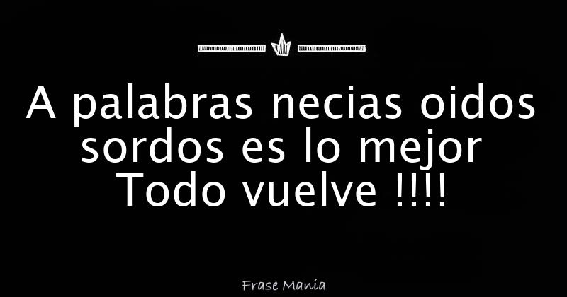 No Se Me Destapa El Oido Con Nada