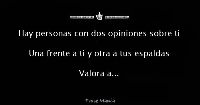 Frases Para Quien Habla A Tus Espaldas