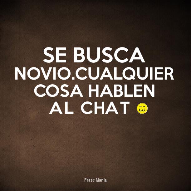 Cartel para: Se busca  cosa hablen al chat :3