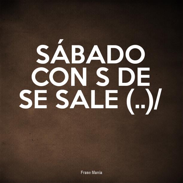 Cartel para: Sábado con S de Se Sale (..)/